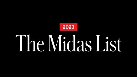 midas list 2021|Midas List 2023: Submissions Are Now Open For The Definitive Rankin.